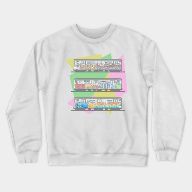 New York Subway System Crewneck Sweatshirt by MGulin